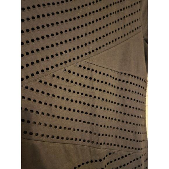 Vince Camuto Eyelet Short Sleeve Blouse - Picture 2 of 5